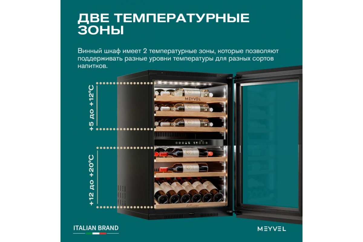 Винный шкаф Meyvel MV47PRO-KBB2