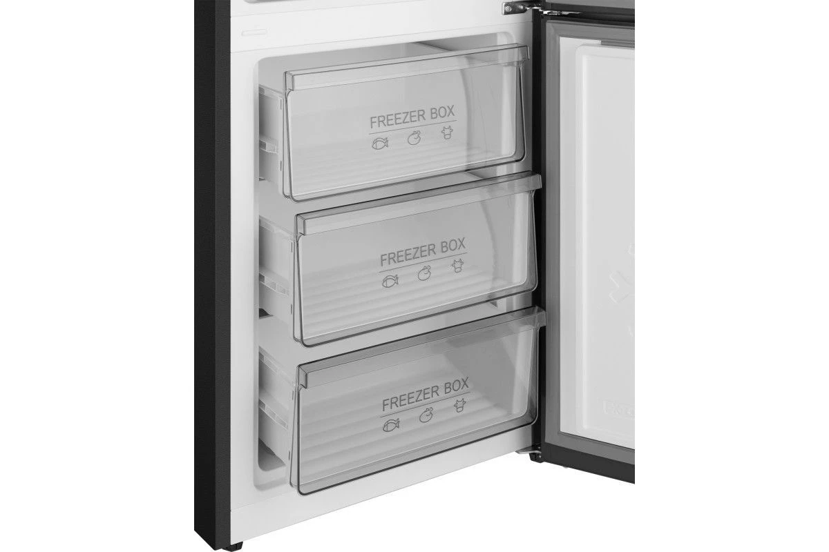 Отдельностоящий холодильник с инвертором Weissgauff WRK 2000 Total NoFrost Inverter Black