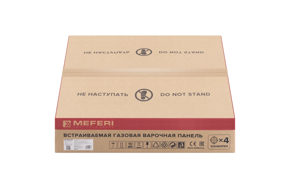 Газовая варочная панель Meferi MGH604IX LIGHT
