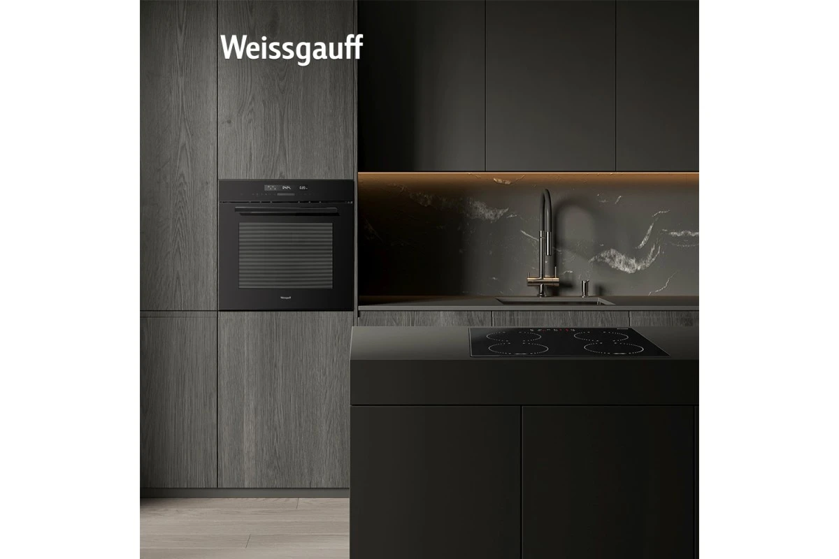 Духовой шкаф с СВЧ Weissgauff EOM 991 SB Black Edition