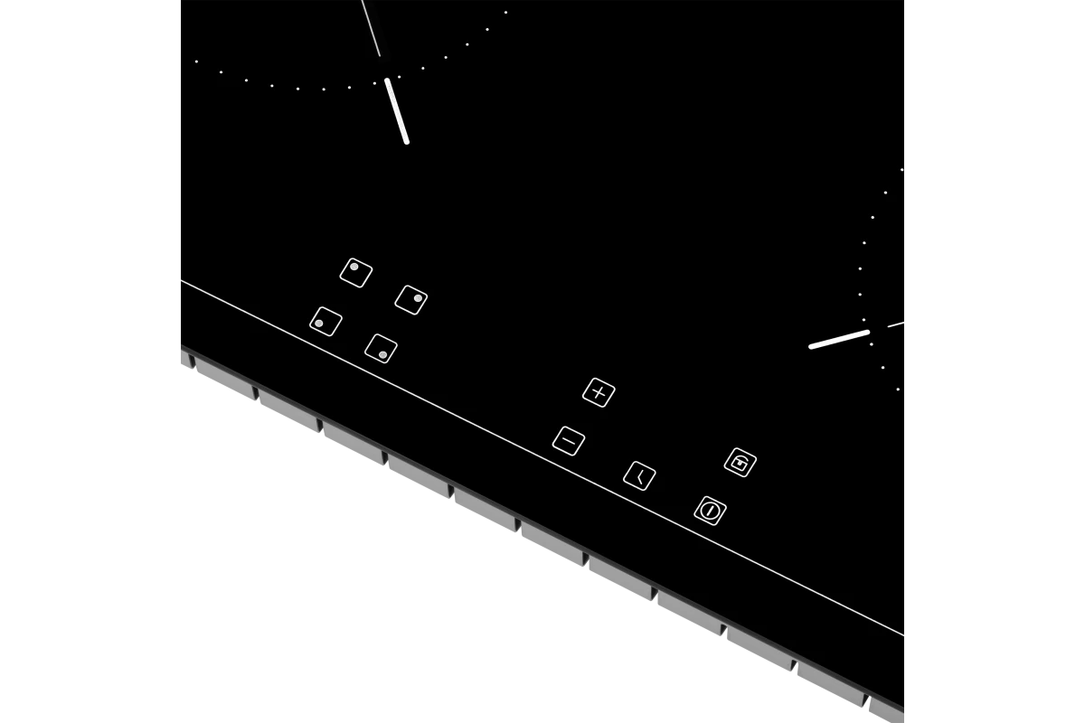 Электрическая варочная панель Meferi MEH604BK LIGHT