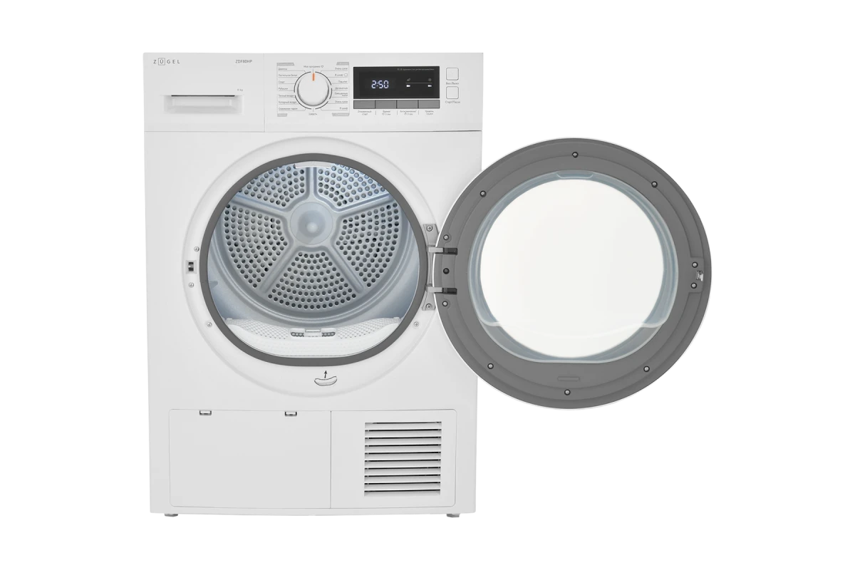 Сушильная машина ZUGEL ZDF80HP Heat Pump