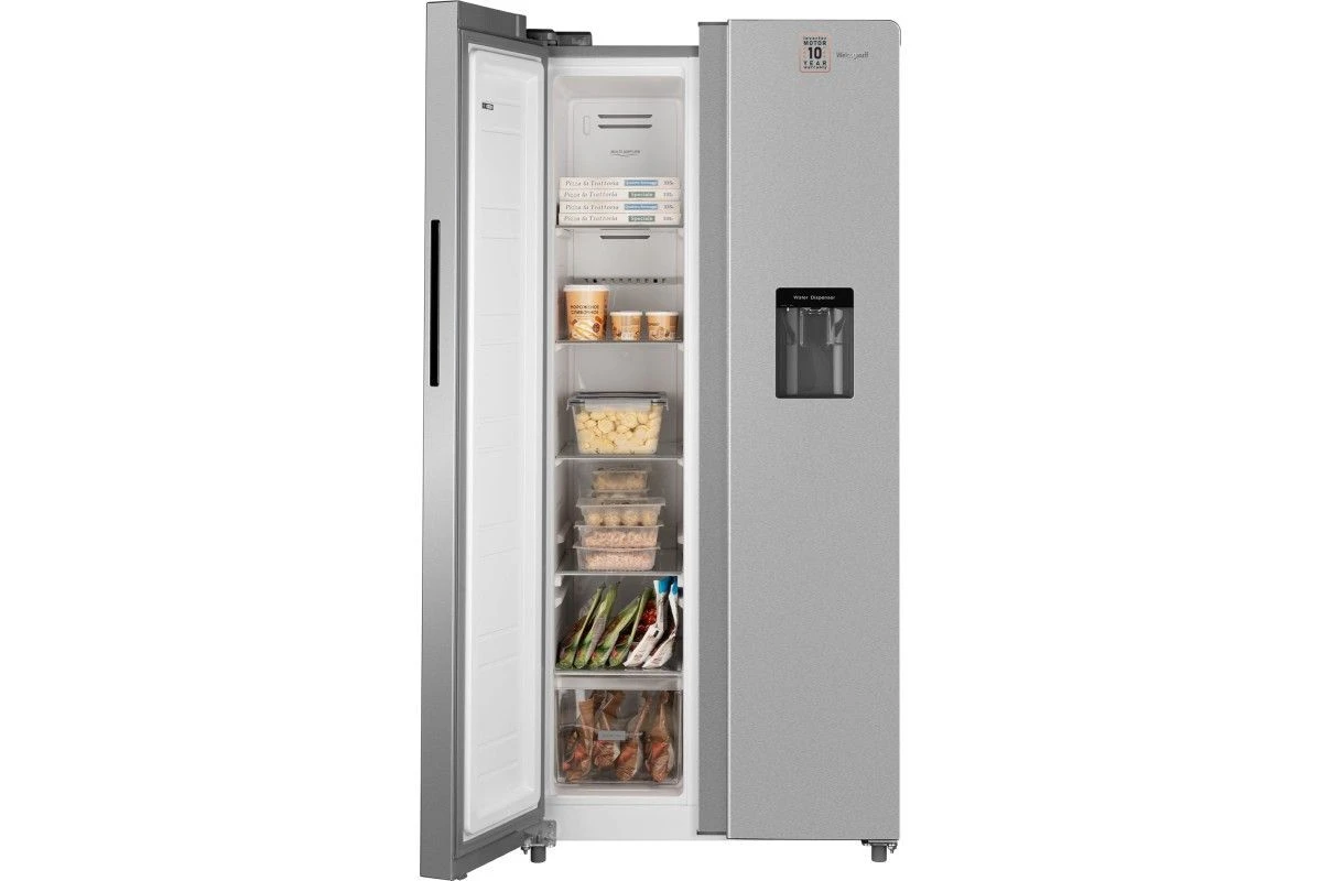 Отдельностоящий холодильник с инвертором и подачей воды Weissgauff WSBS 600 X NoFrost Inverter Water Dispenser