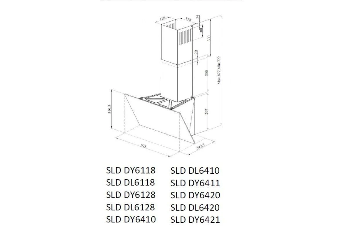 Вытяжка Schaub Lorenz SLD DY6228