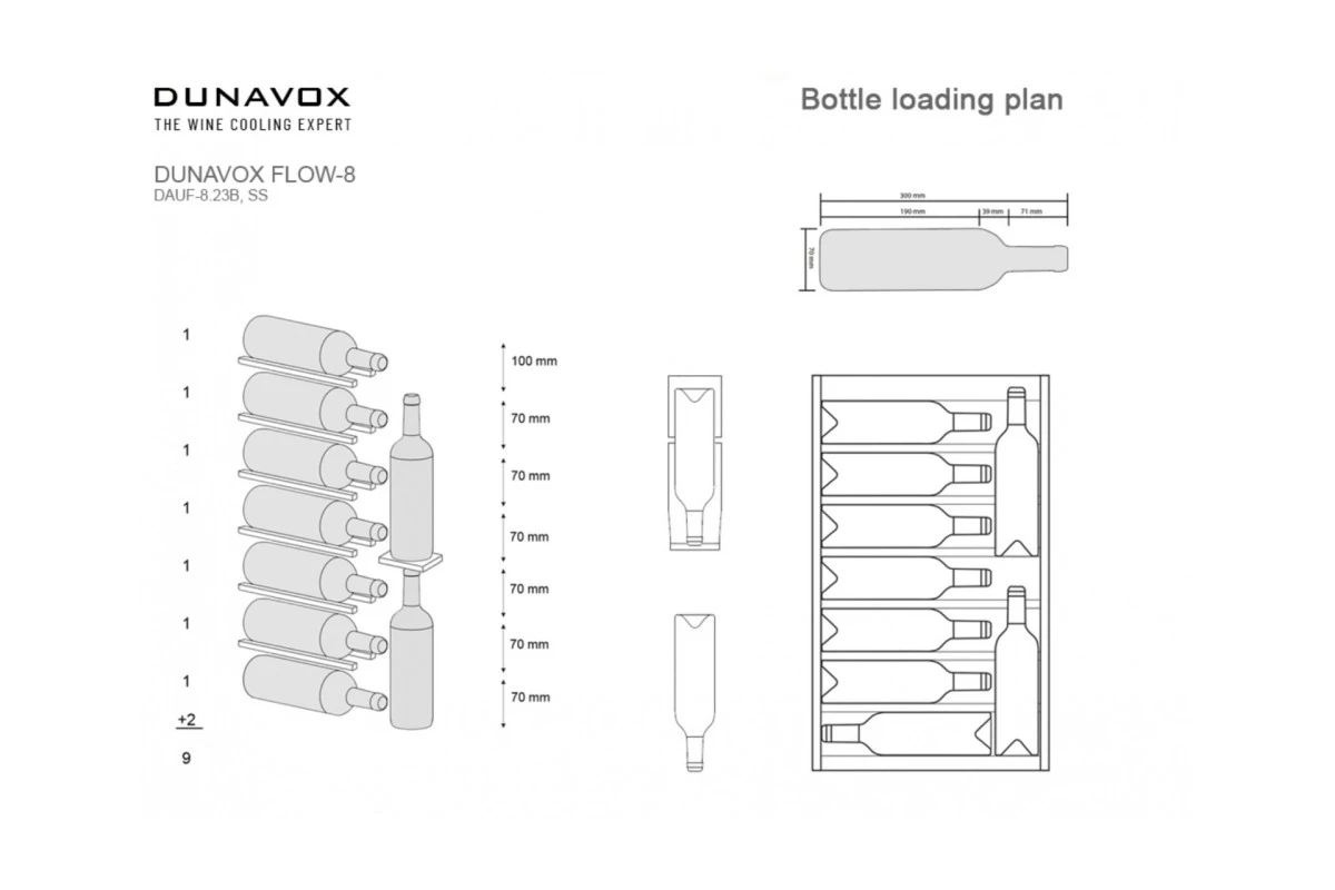 Винный шкаф Dunavox DAUF-8.23SS