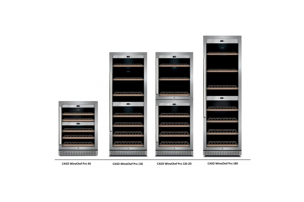 Винный шкаф Caso WineChef Pro 126-2D black
