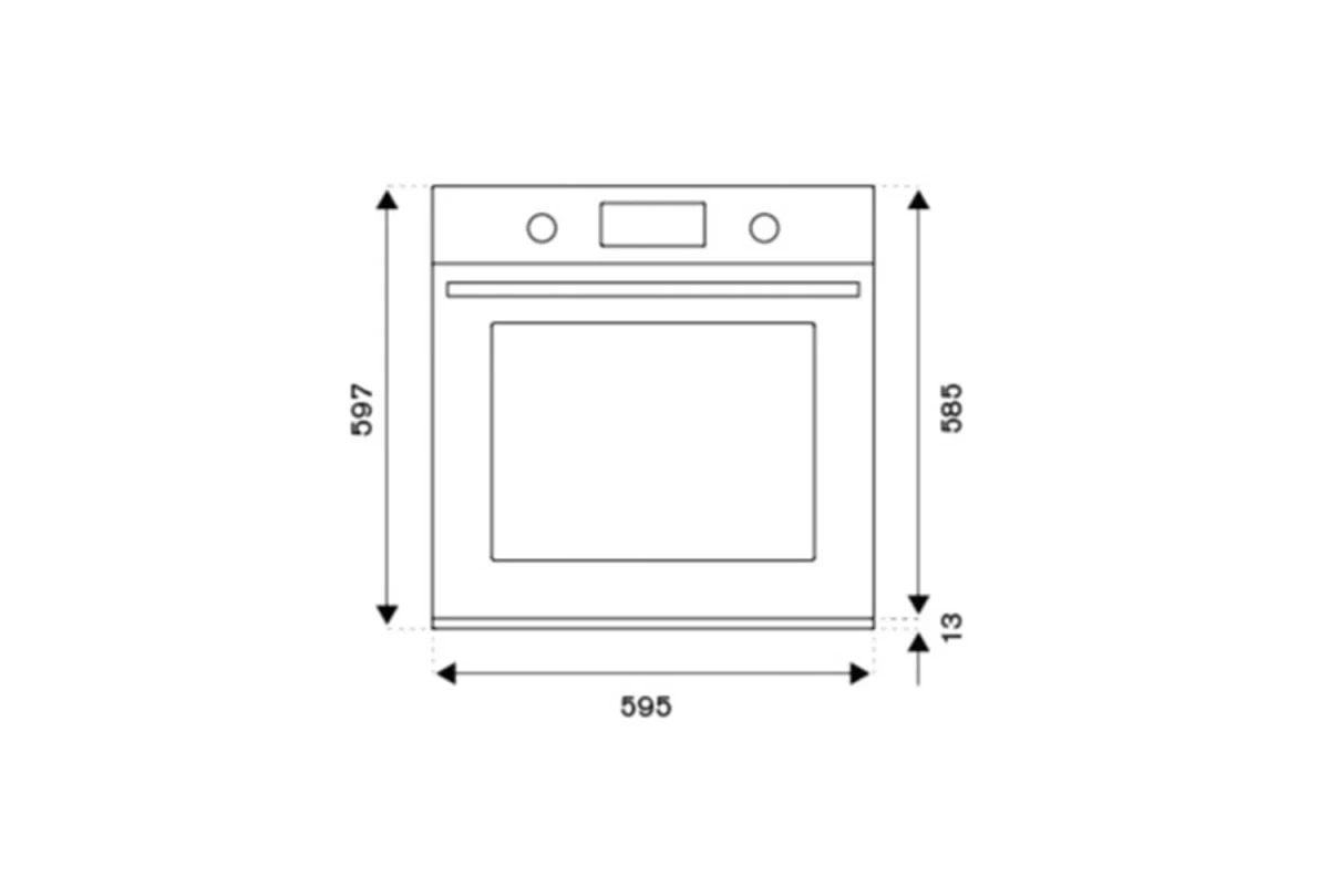 Электрический духовой шкаф Bertazzoni Modern F6011MODPTN черный