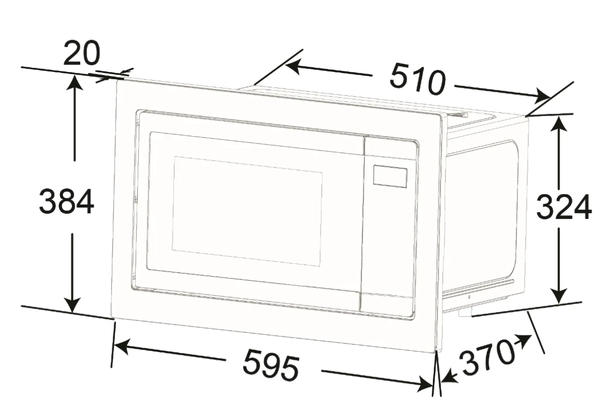 Встраиваемая микроволновая печь Haier HMX-BTG259LX