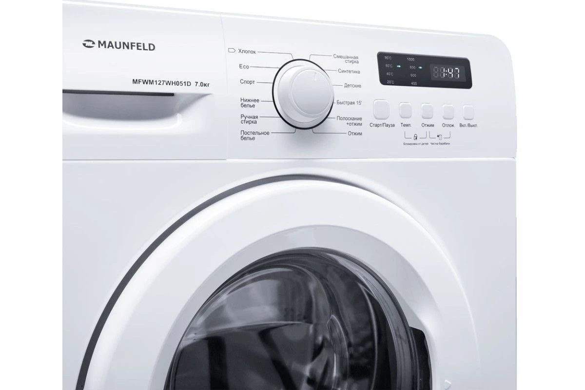 Стиральная машина MAUNFELD MFWM127WH051D