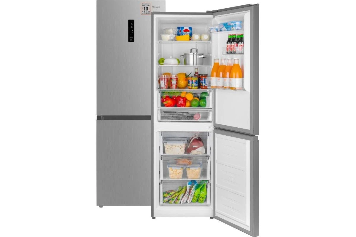 Отдельностоящий холодильник с инвертором Weissgauff WRK 185 Total NoFrost Inverter Inox