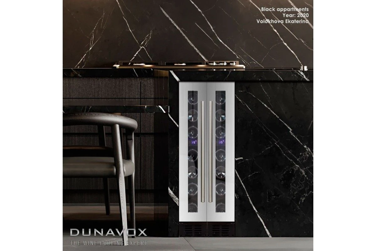 Винный шкаф Dunavox DX-7.20SSK/DP