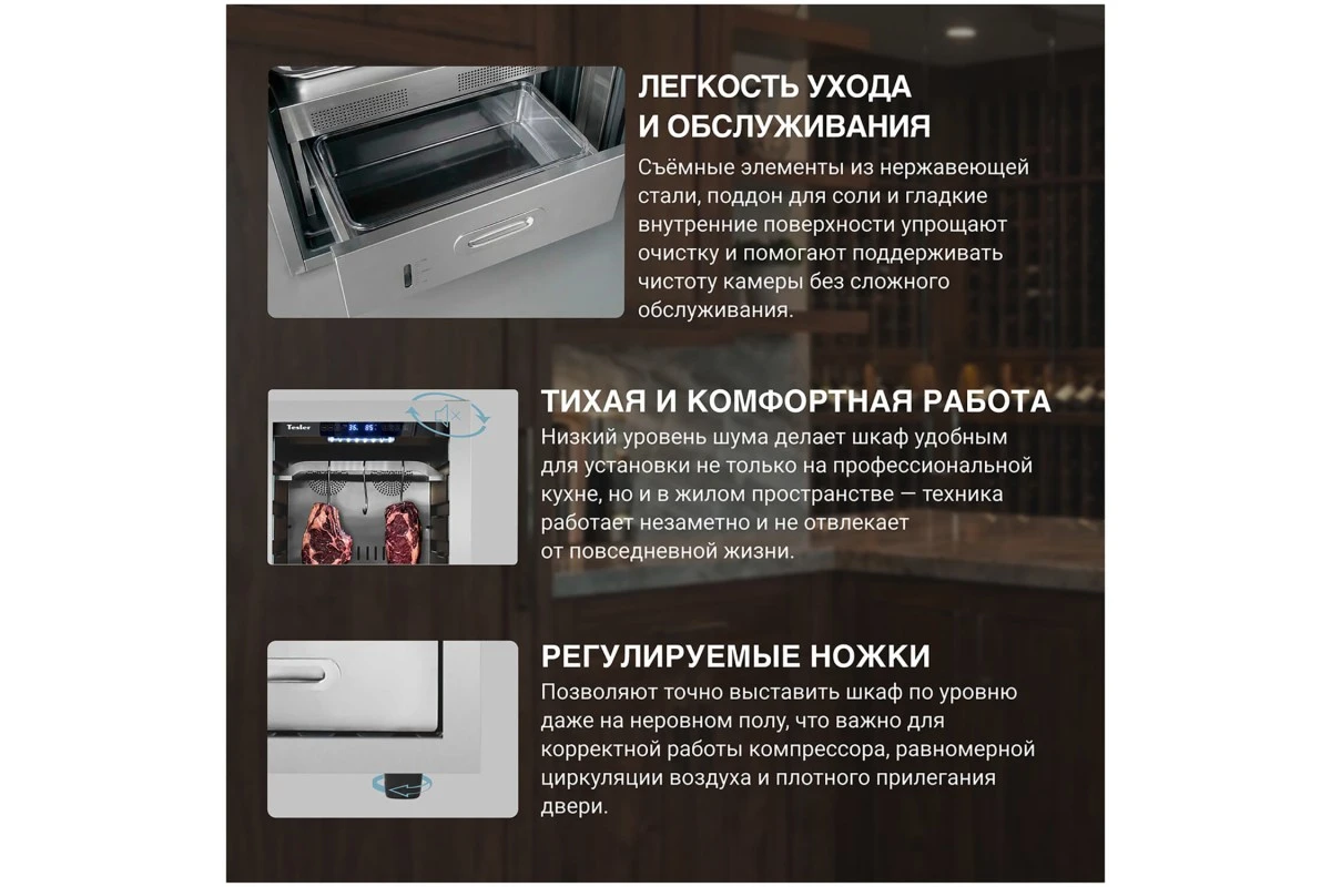 Холодильник для вызревания мяса Tesler RDA-180