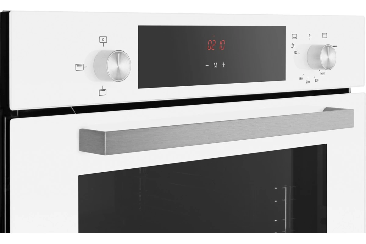 Духовой шкаф газовый Weissgauff WGO 702 D WHITE GLASS