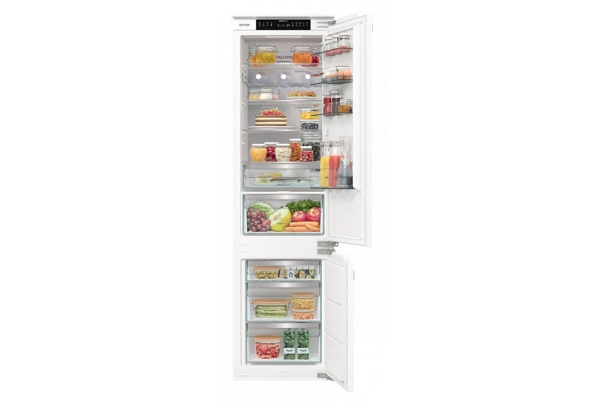 Встраиваемый двухкамерный холодильник Gorenje NRKI519E82WF