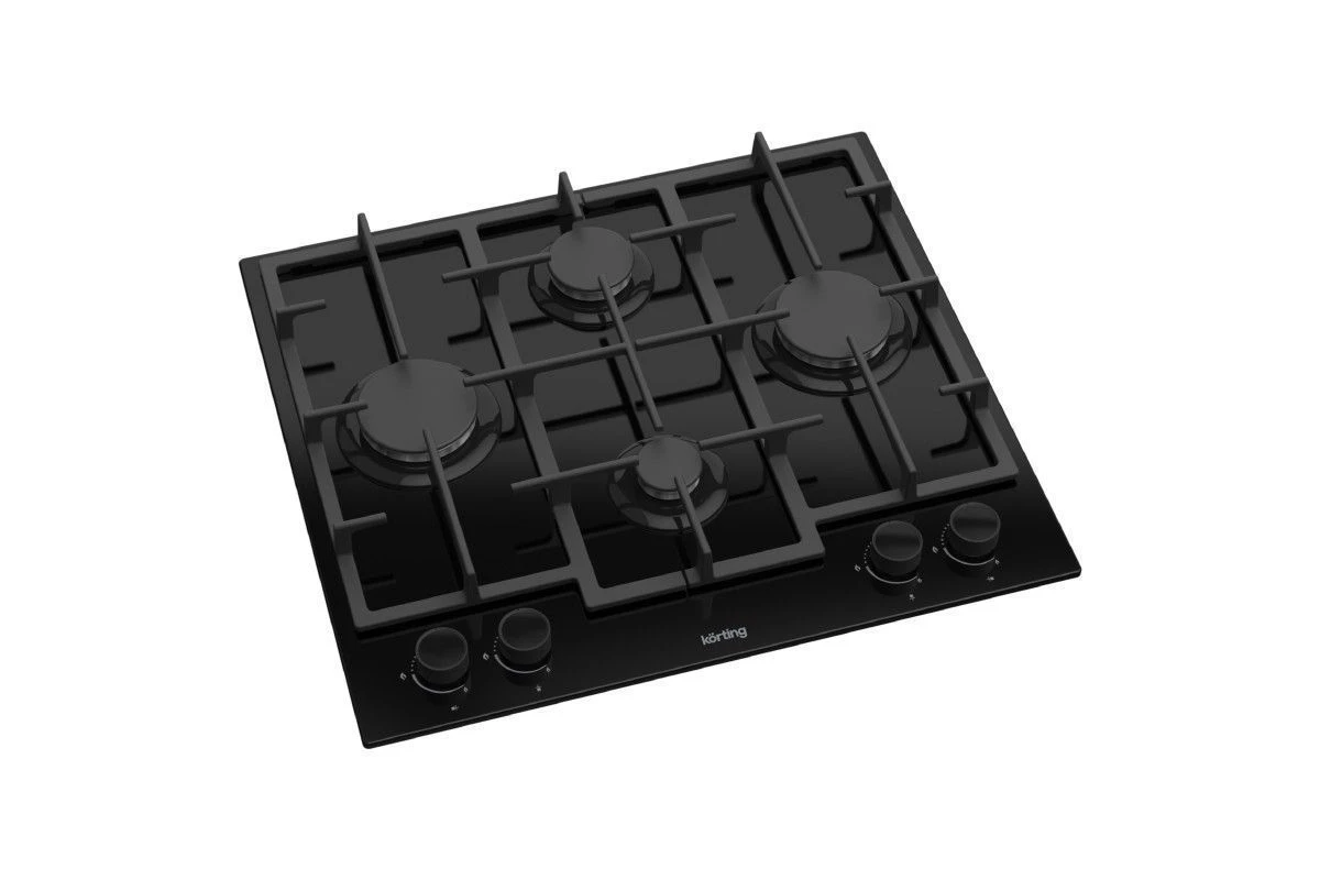 Газовая стеклянная варочная панель Korting HGG 6301 CN