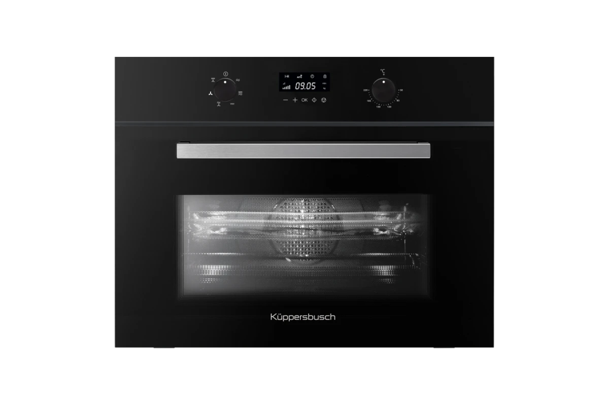 Компактный духовой шкаф с микроволнами Kuppersbusch CMK 6120.0 S
