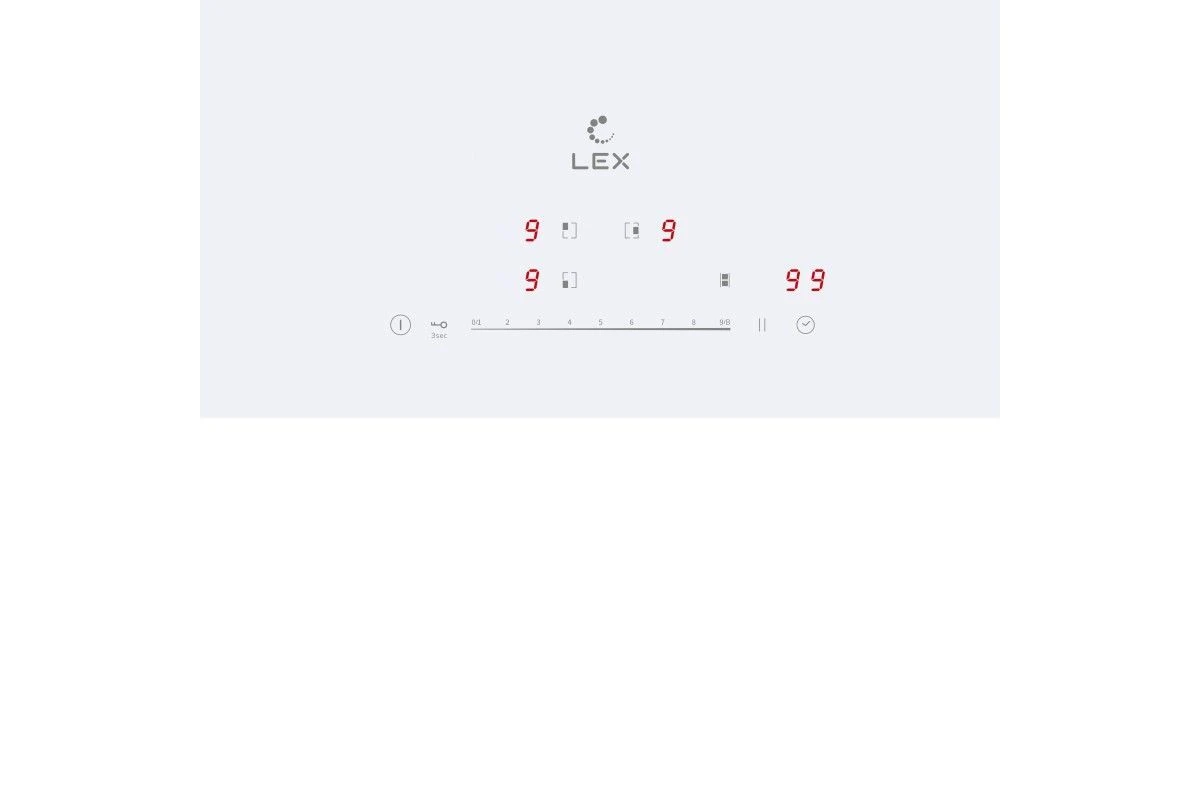 Варочная панель индукционная LEX EVI 631A WH
