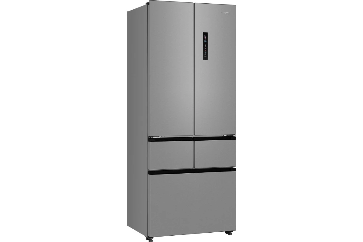 Отдельностоящий холодильник Weissgauff WFD 450 Built-in Inverter NoFrost Inox