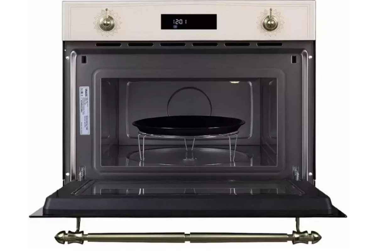 Компактный духовой шкаф с СВЧ и грилем Graude CLASSIC BWGK 45.0 EL