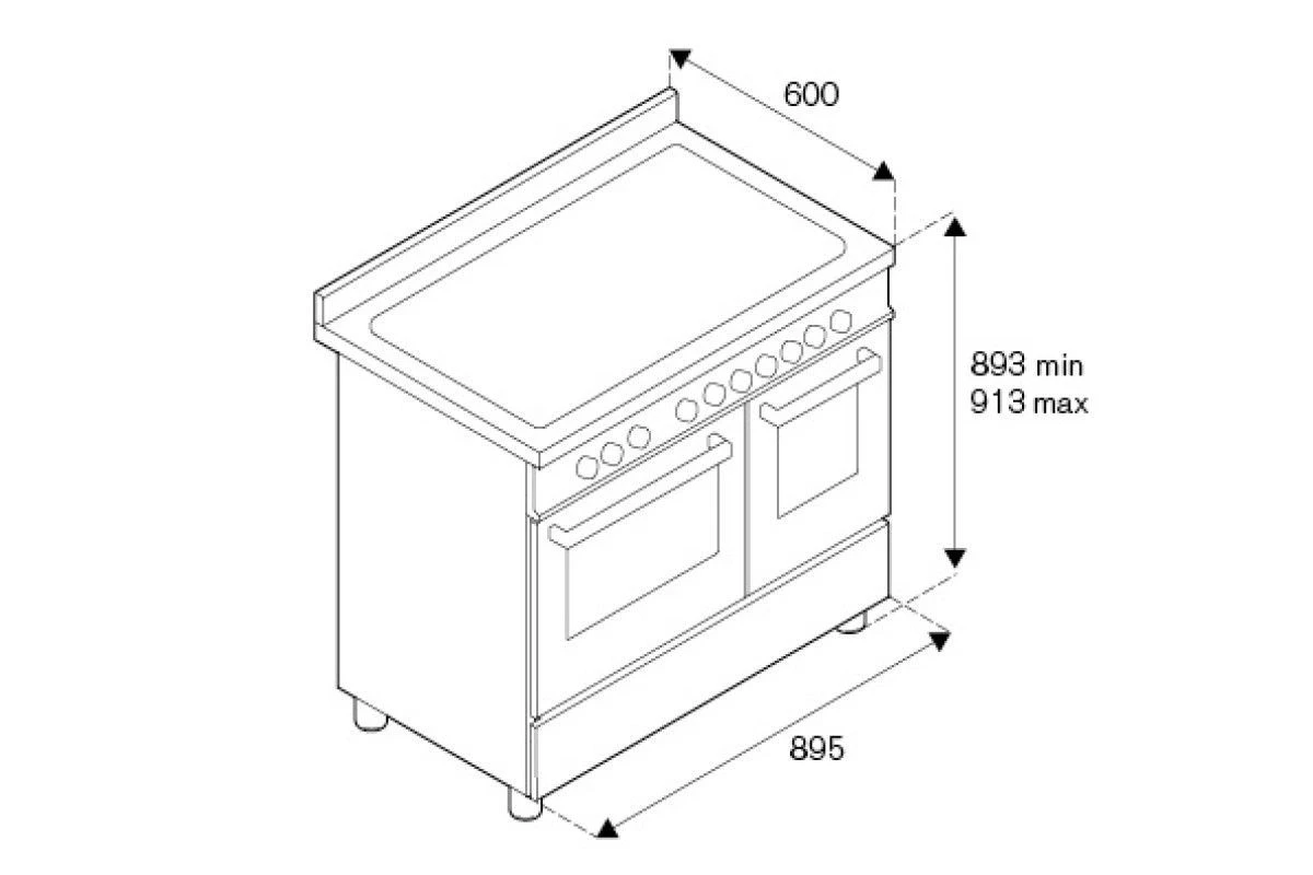 Варочный центр Bertazzoni MAS96L2ENET