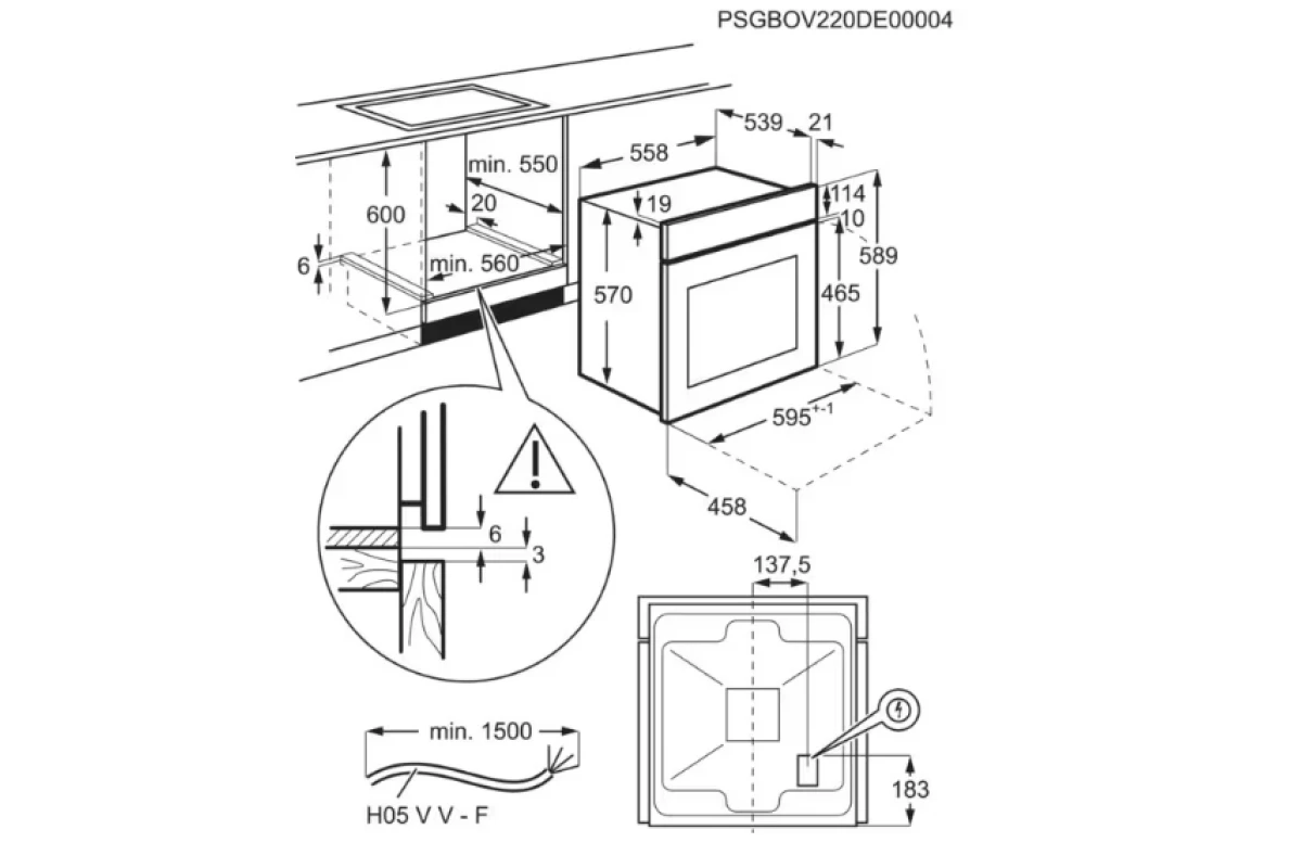 Духовой шкаф Electrolux EOD5H70BX