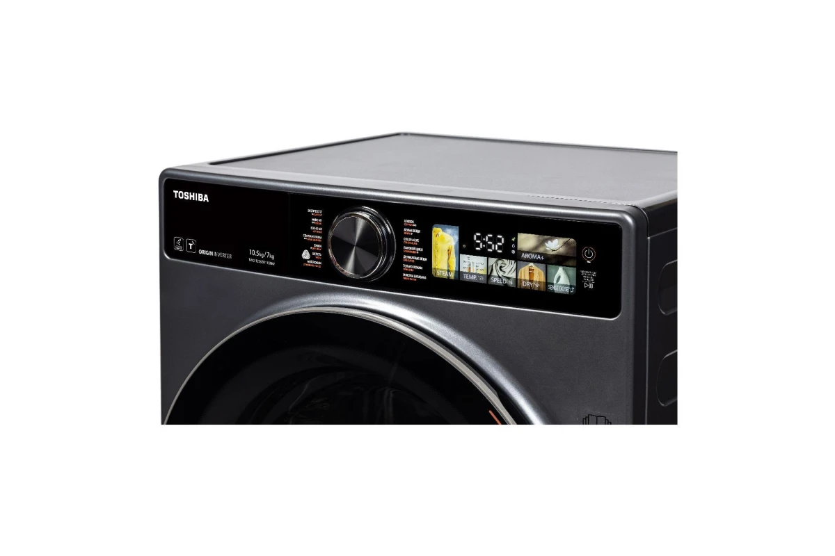 Стирально-сушильная машина Toshiba TWD-T25BZU115MWRU(MG)