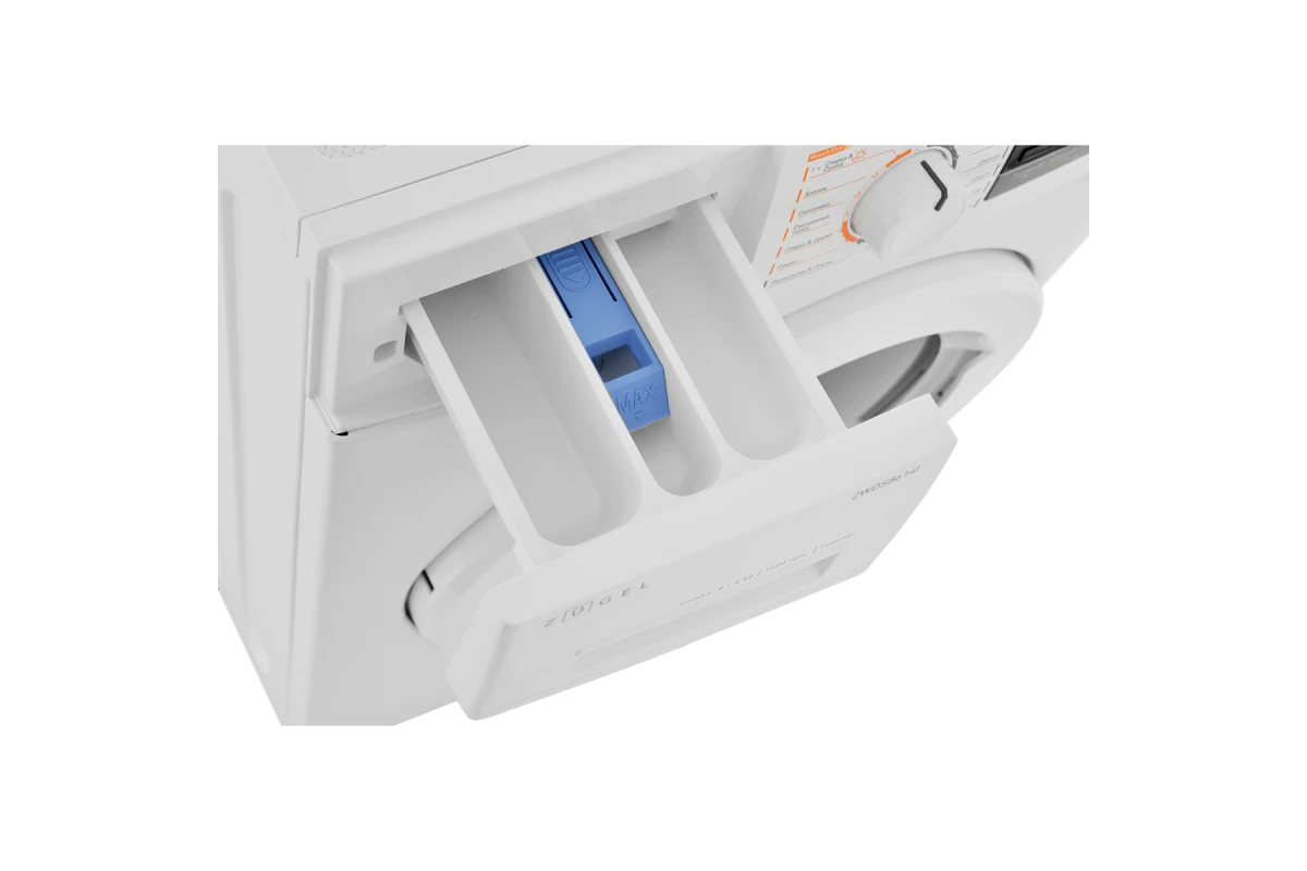 Стирально-сушильная машина узкая ZUGEL ZWDS8614I Inverter