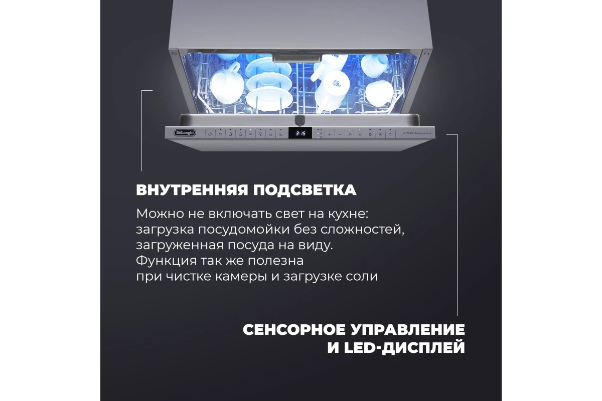 Посудомоечная машина DeLonghi DDW 06F Supreme nova