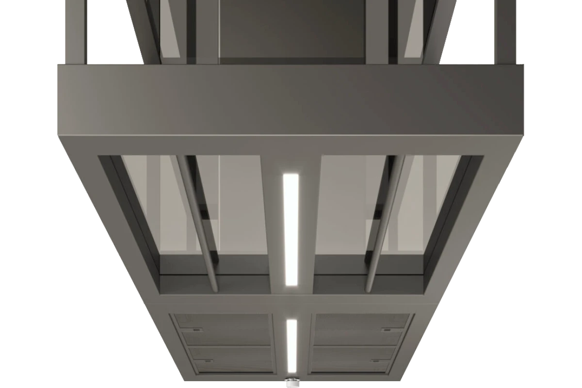 Островная вытяжка Faber T-SHELF EV8 TITANIUM MATT A180 325.0617.018