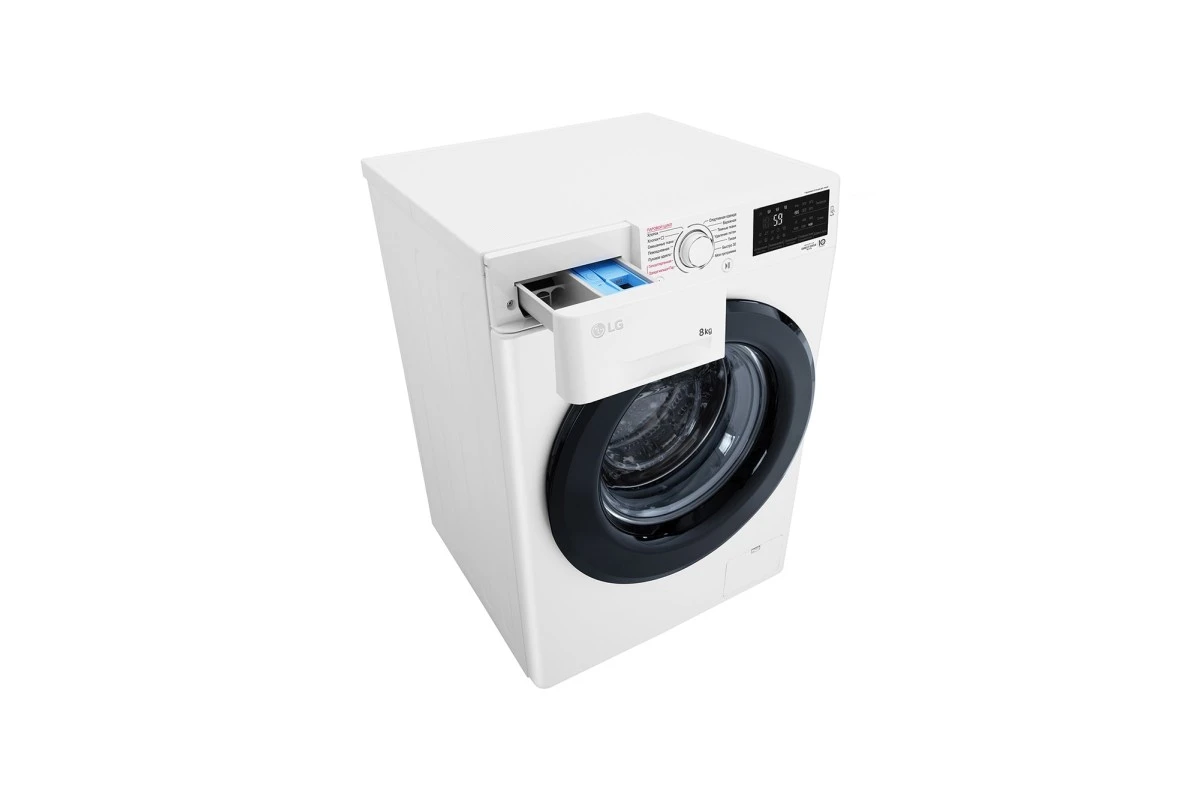 Cтиральная машина LG F4M5TS6W c функцией пара