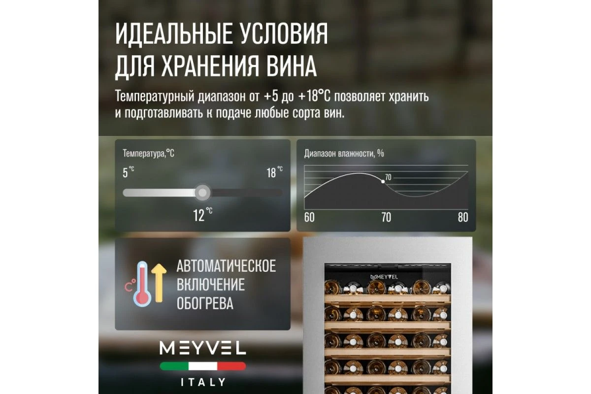 Винный шкаф Meyvel MV83-KSB2