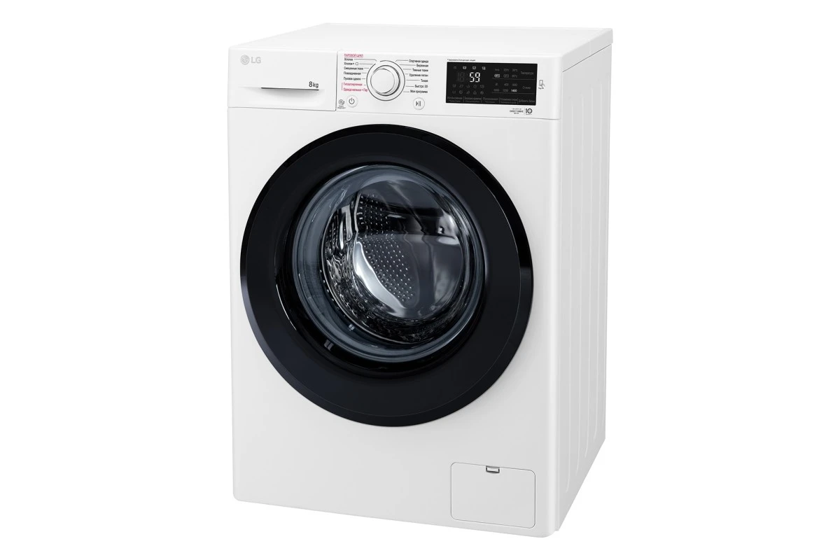 Cтиральная машина LG F4M5TS6W c функцией пара