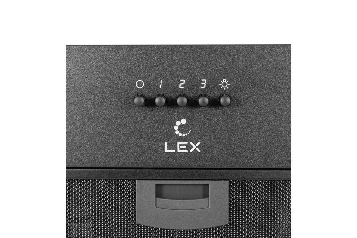 Встраиваемая кухонная вытяжка LEX Ghost 600 Black