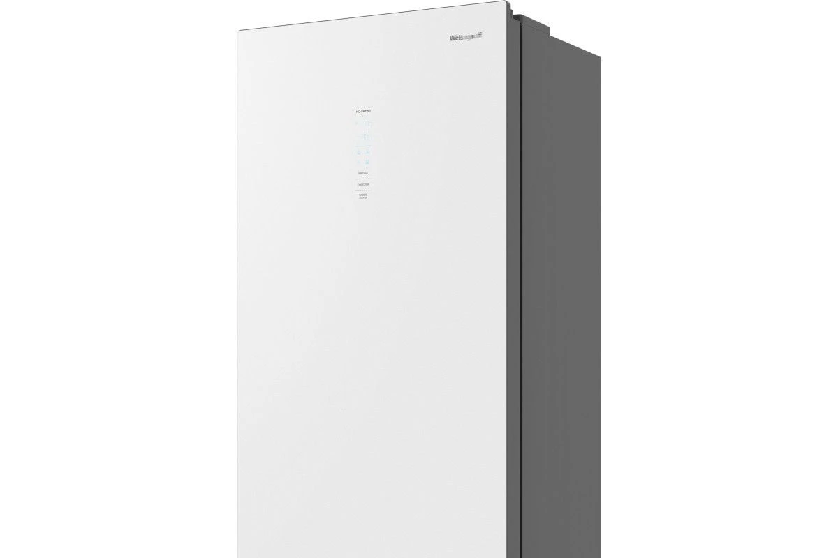 Отдельностоящий холодильник с инвертором Weissgauff WRK 2000 Total NoFrost Inverter White Glass