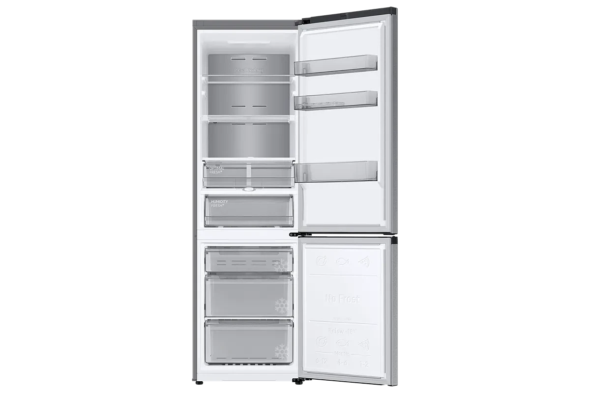 Холодильник Samsung RB36T774F серебристого цвета