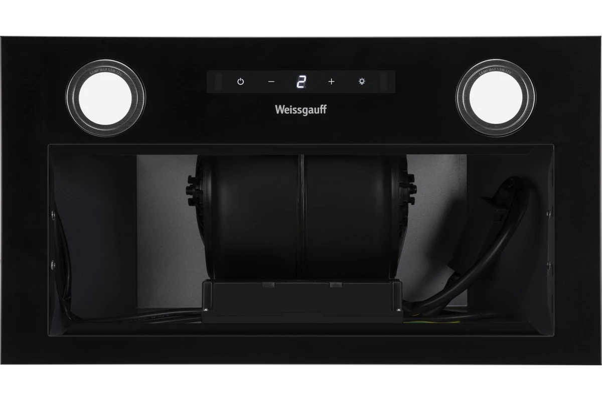 Кухонная встраиваемая вытяжка Weissgauff BOX 1200 BL