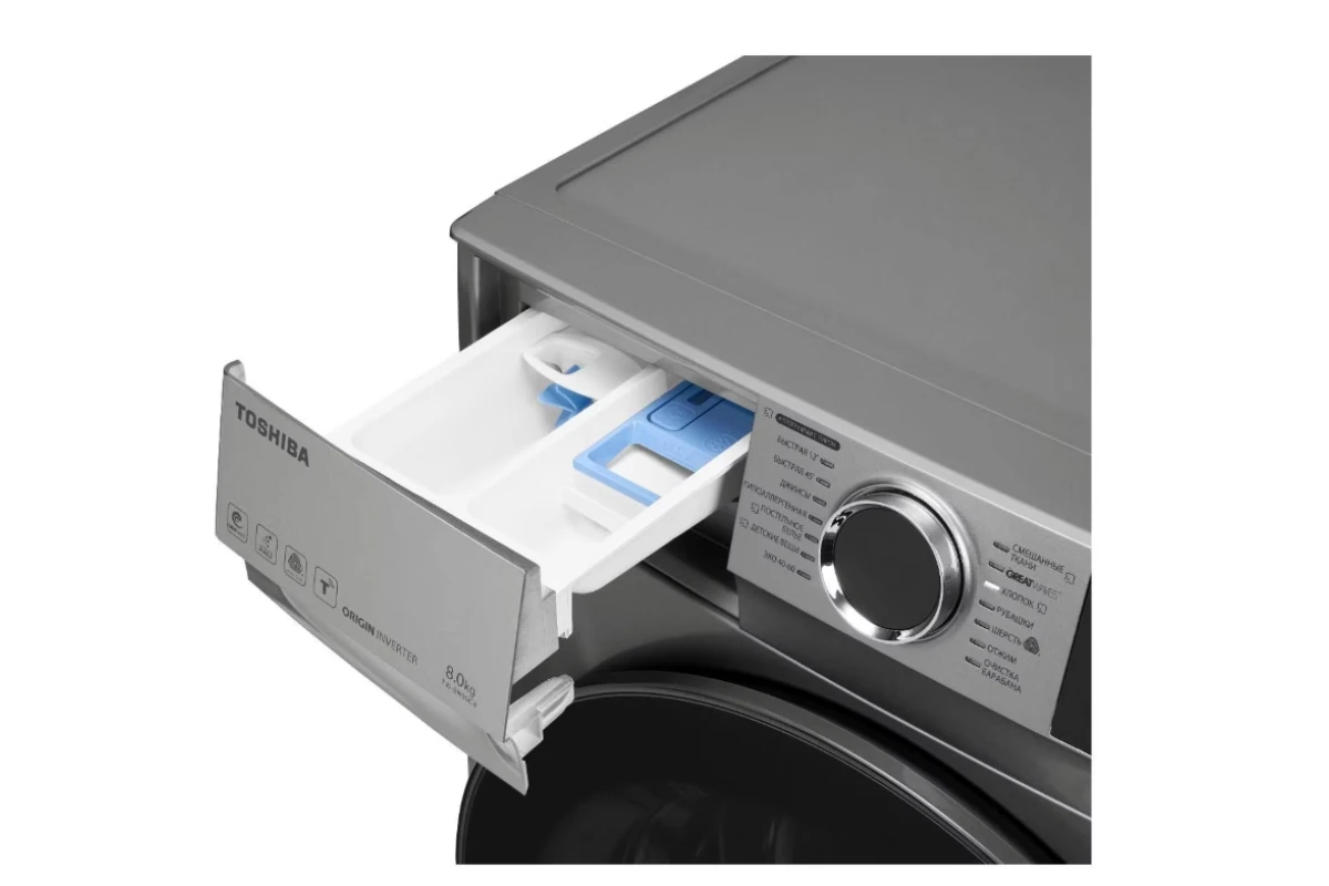 Стиральная машина узкая Toshiba TW-BN90C4RU(SK)