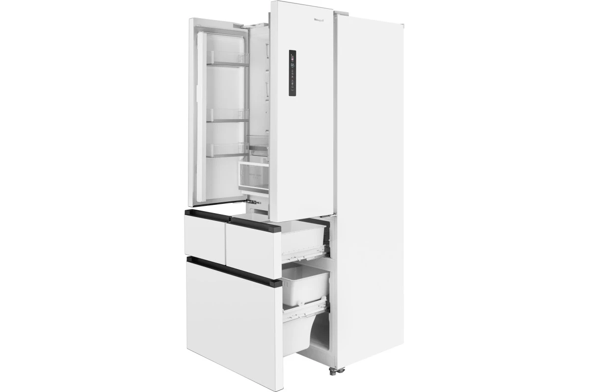 Отдельностоящий холодильник Weissgauff WFD 450 Built-in Inverter NoFrost White
