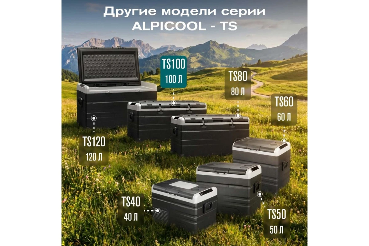 Автохолодильник Alpicool TS100 (12/24)