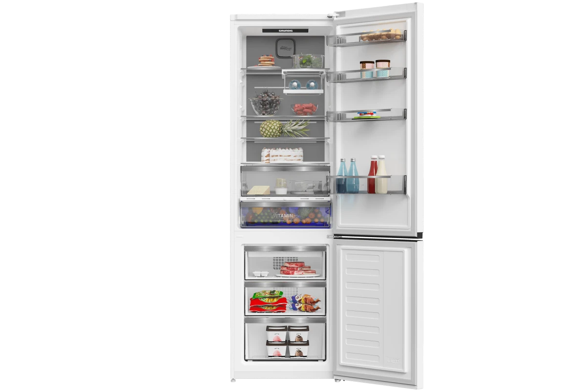 Холодильник с нижней морозильной камерой Grundig GKPN669307FW