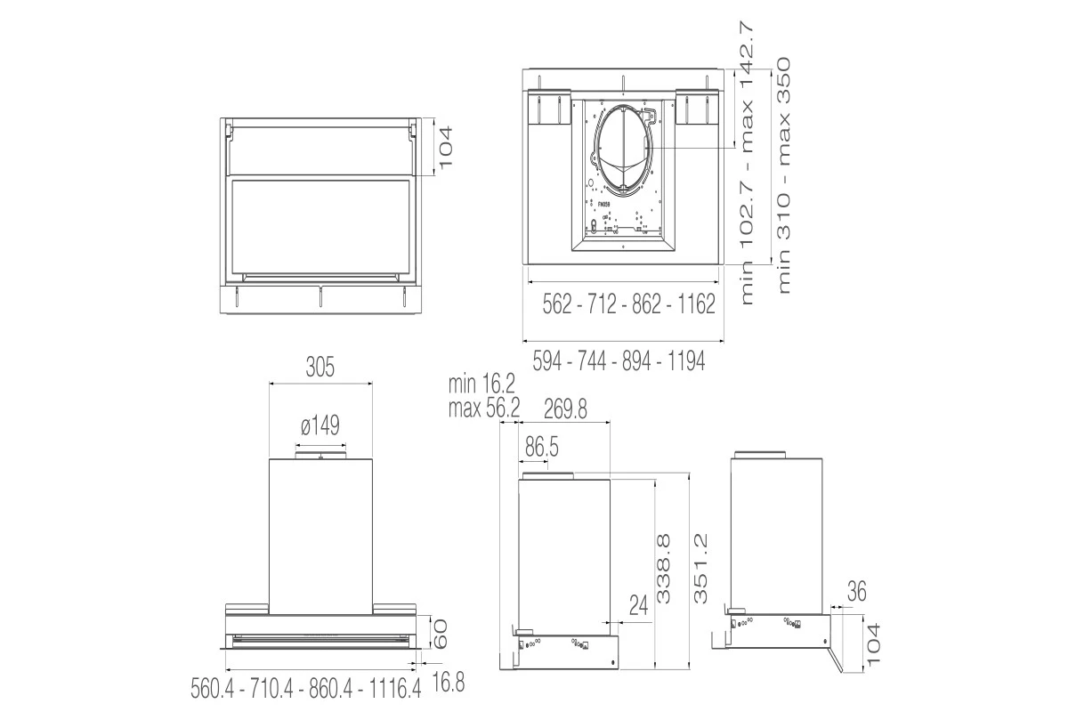 Вытяжка Elica Boxin Advance Plus BLMAT/A/120
