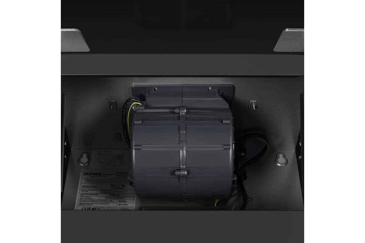 Кухонная вытяжка HOMSair BELL 60 черный