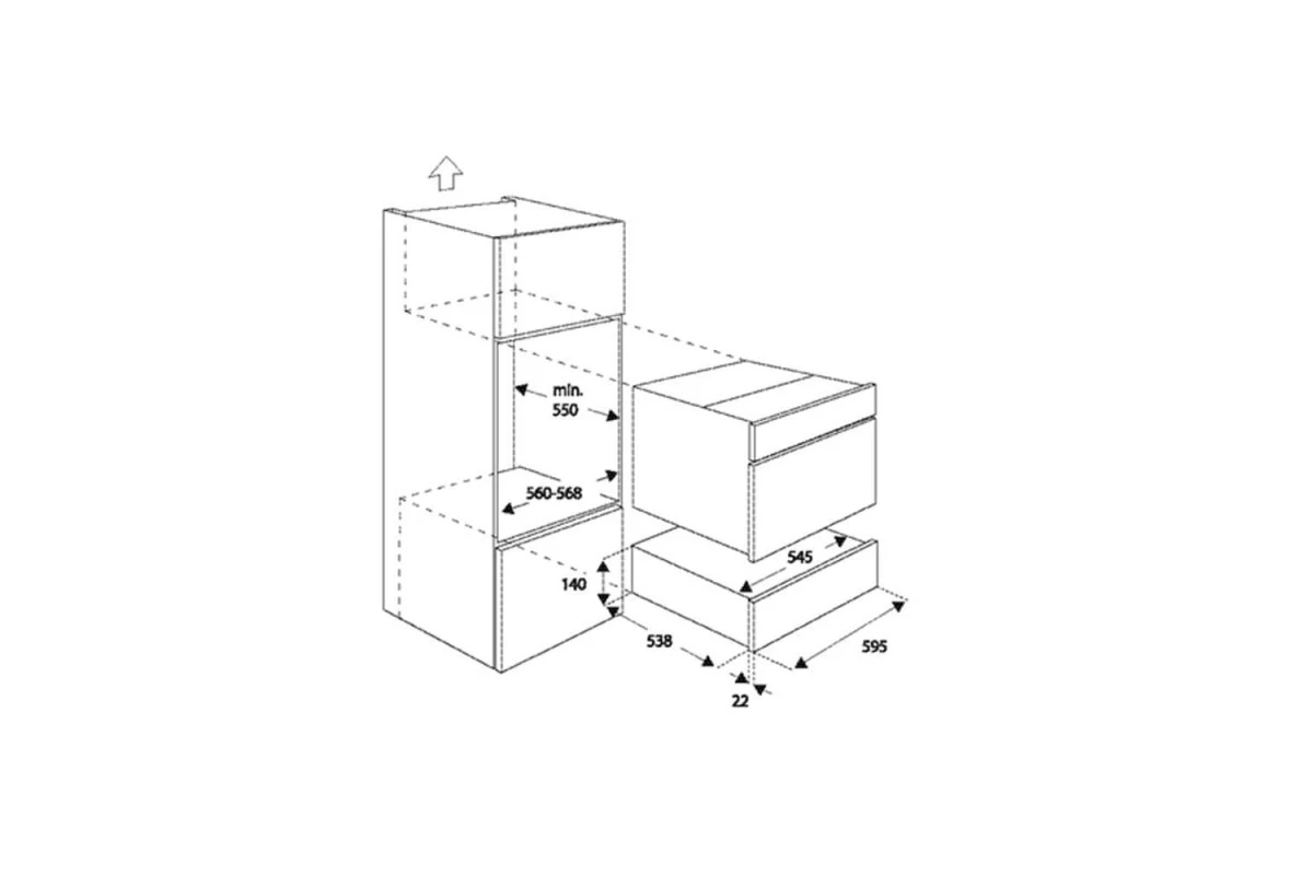 Шкаф для подогрева посуды Bertazzoni WD60C коричневый