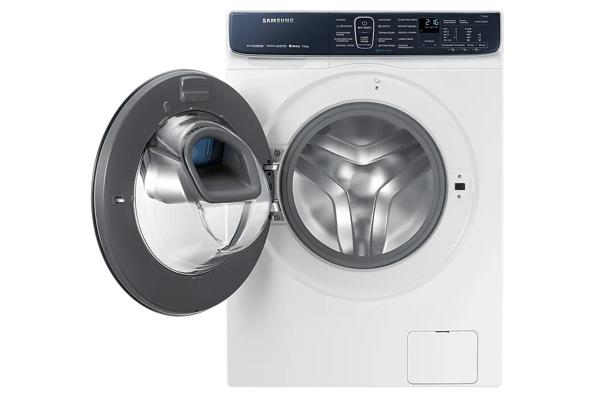 Стиральная машина Samsung WW70R62LATWDLP (AddWash и Eco Bubble)