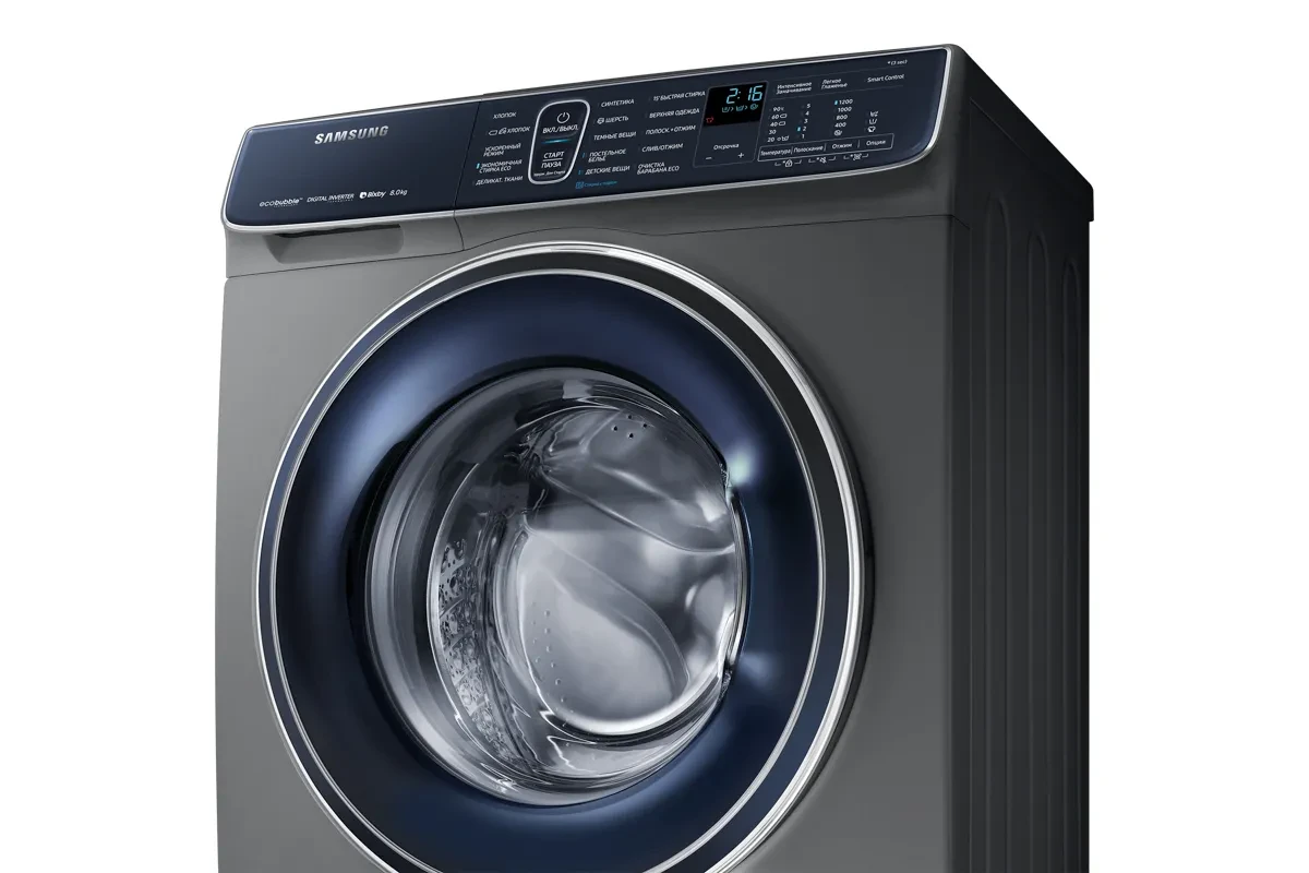 Стиральная машина Samsung WW80R62LAFXDLP (EcoBubble)