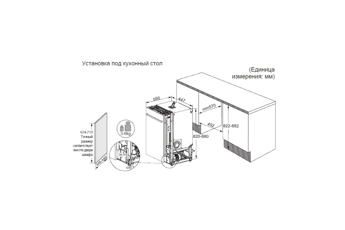 Встраиваемая посудомоечная машина Haier DW10-198BT3RU