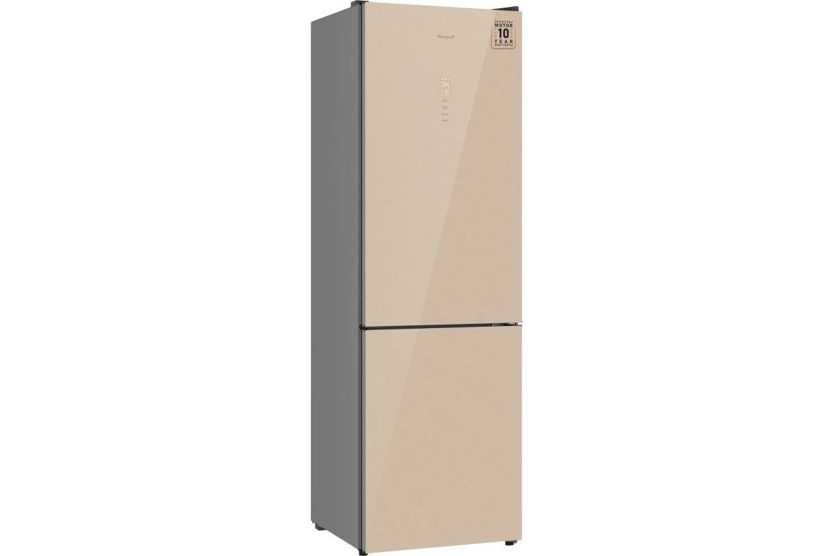 Отдельностоящий холодильник с инвертором Weissgauff WRK 2000 Total NoFrost Inverter Beige Glass