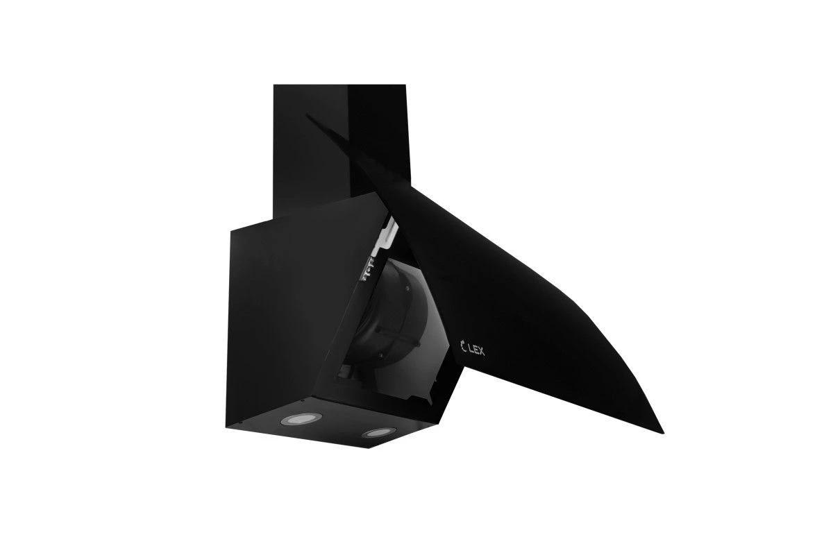Наклонная кухонная вытяжка LEX Plaza GS 900 Black