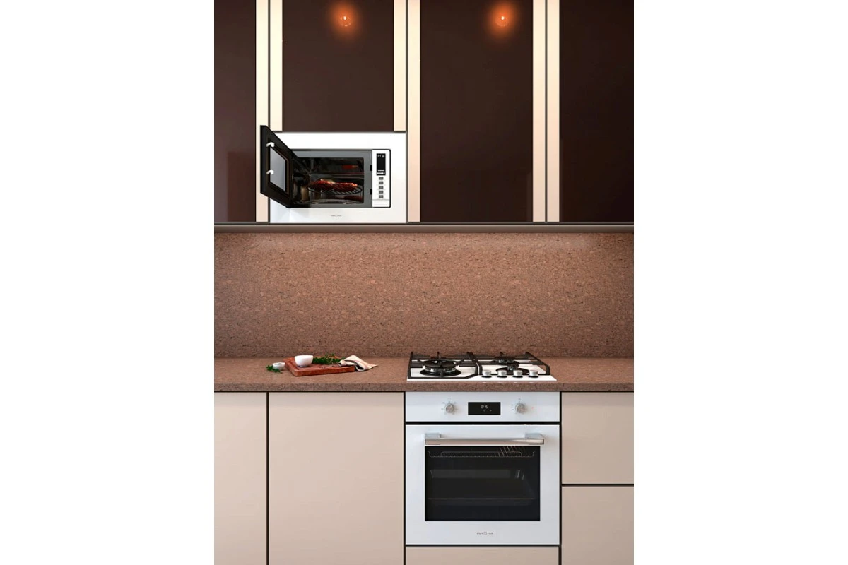 Встраиваемая микроволновая печь Krona LAUNE 60 WH DOTS K