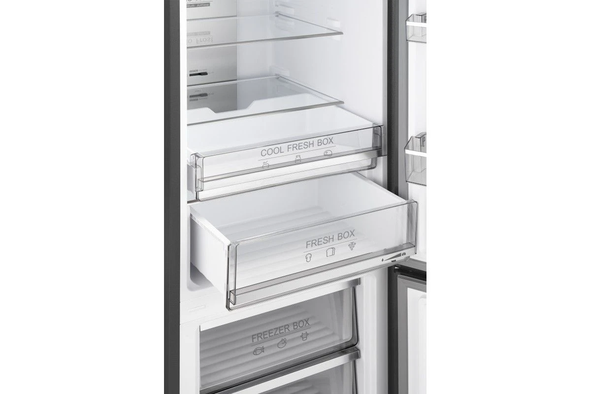 Отдельностоящий холодильник с инвертором Weissgauff WRK 2000 Total NoFrost Inverter Rock Glass